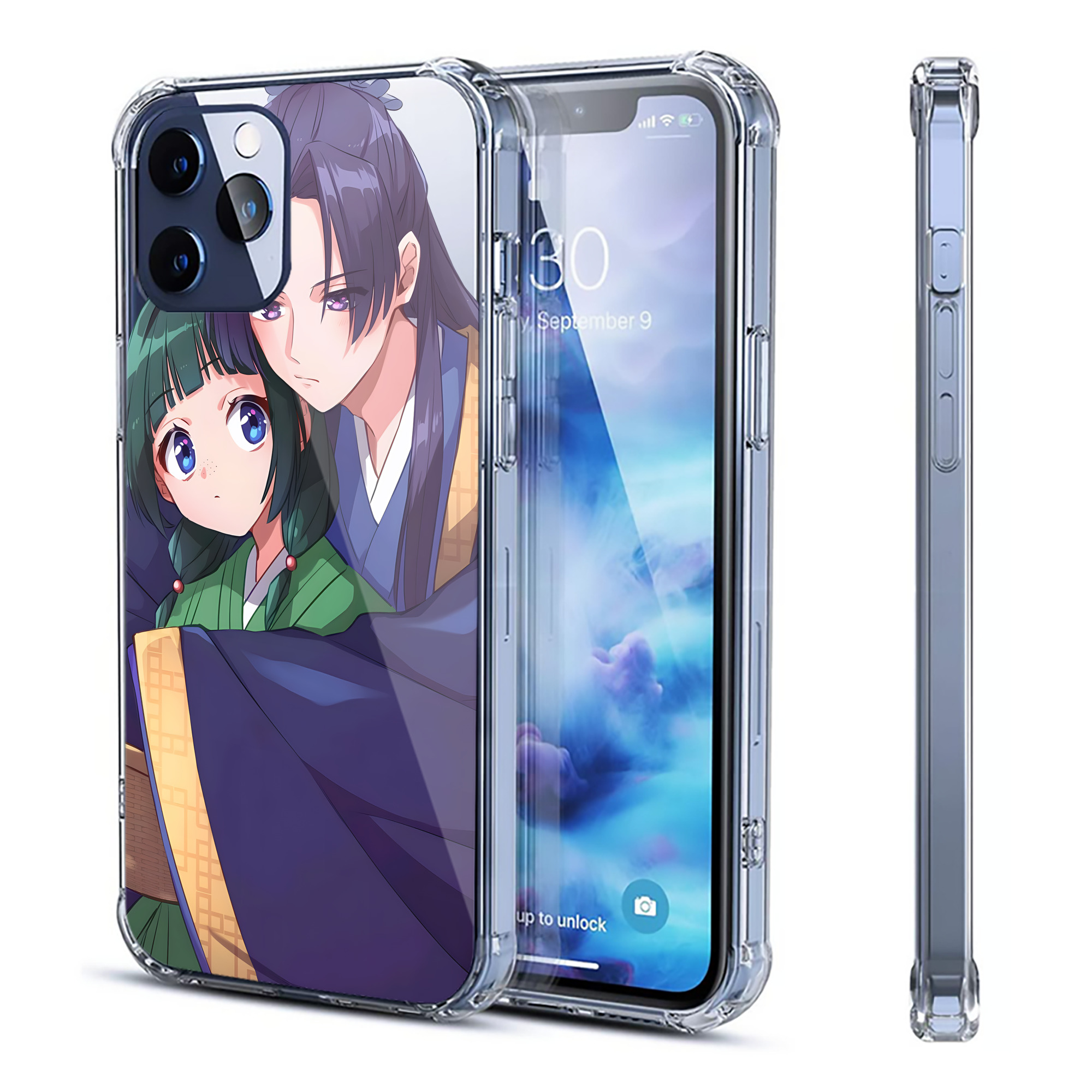 （画像用） 薬屋のひとりごと The Apothecary Diaries 【iPhone 12シリーズ対応】透明スマホケース（クリアソフトケース）
